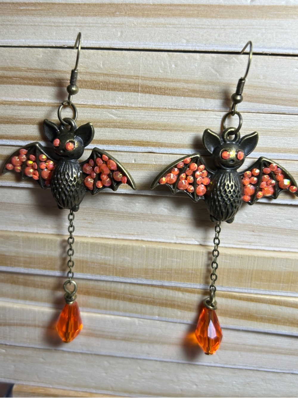 3/$25 Bat Drop Earrings